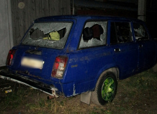 В Лузе 18-летний ночной хулиган повредил 19 автомобилей