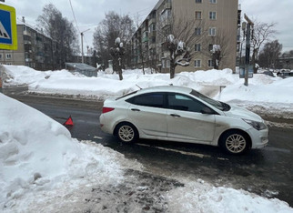 На улице Чапаева водитель Solaris Hyundai сбил ребенка
