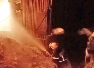 В Даровском на месте пожара обнаружено тело человека