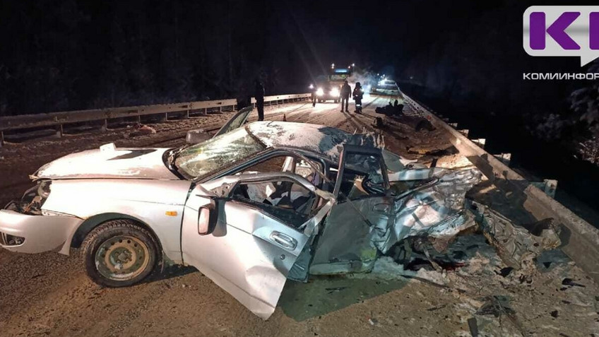 Женщина погибла в ДТП на трассе Киров — Сыктывкар