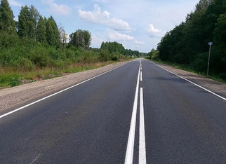 Ремонт дороги на границе с Удмуртией завершили раньше срока