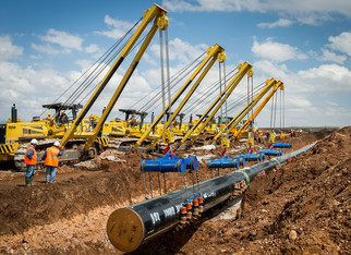 В деревне Хмелевка построили 17-километровый газопровод