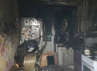 В Мурашах потушили пожар в многоквартирном доме