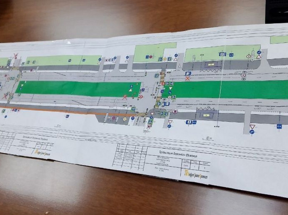 На Октябрьском проспекте организуют выделенную полосу и светофоры