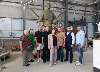 Проект скульптуры солдата для Аллеи Славы