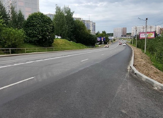 Улица Московская от проспекта Строителей до мкр. Метро стала четырехполосной