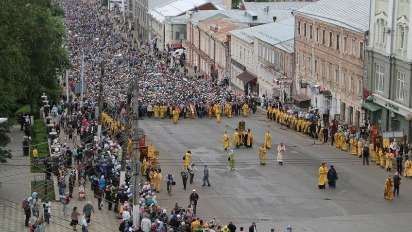 В Кирове перекроют часть улиц из-за Великорецкого крестного хода