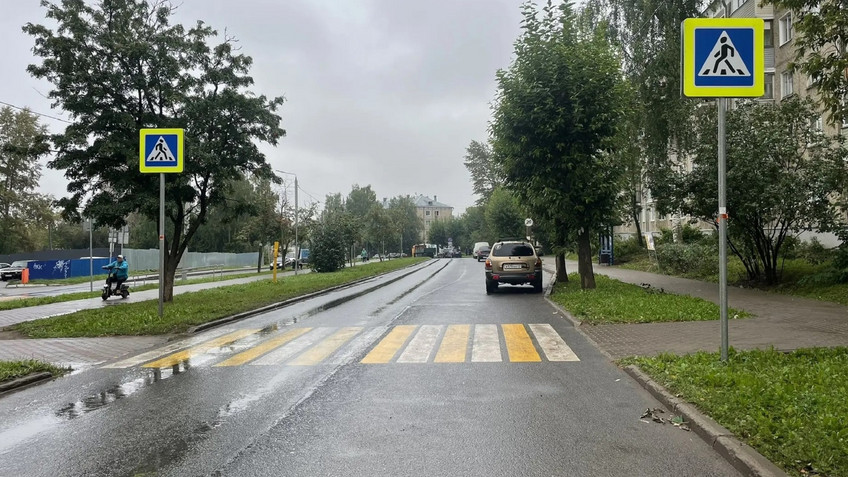 Улицу Мира опасно переходить