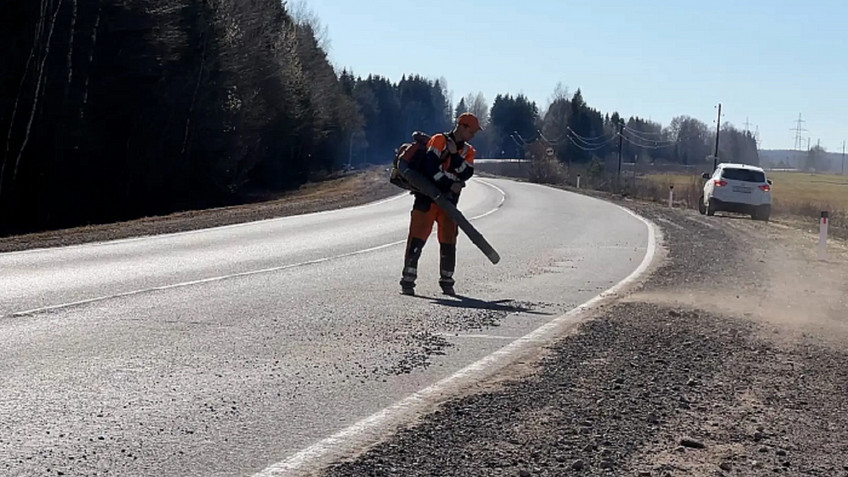 В Кировской области началось обновление дорожной разметки