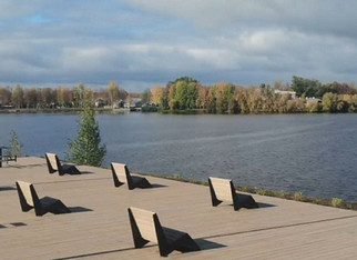 В Белой Холунице благоустроили набережный сад